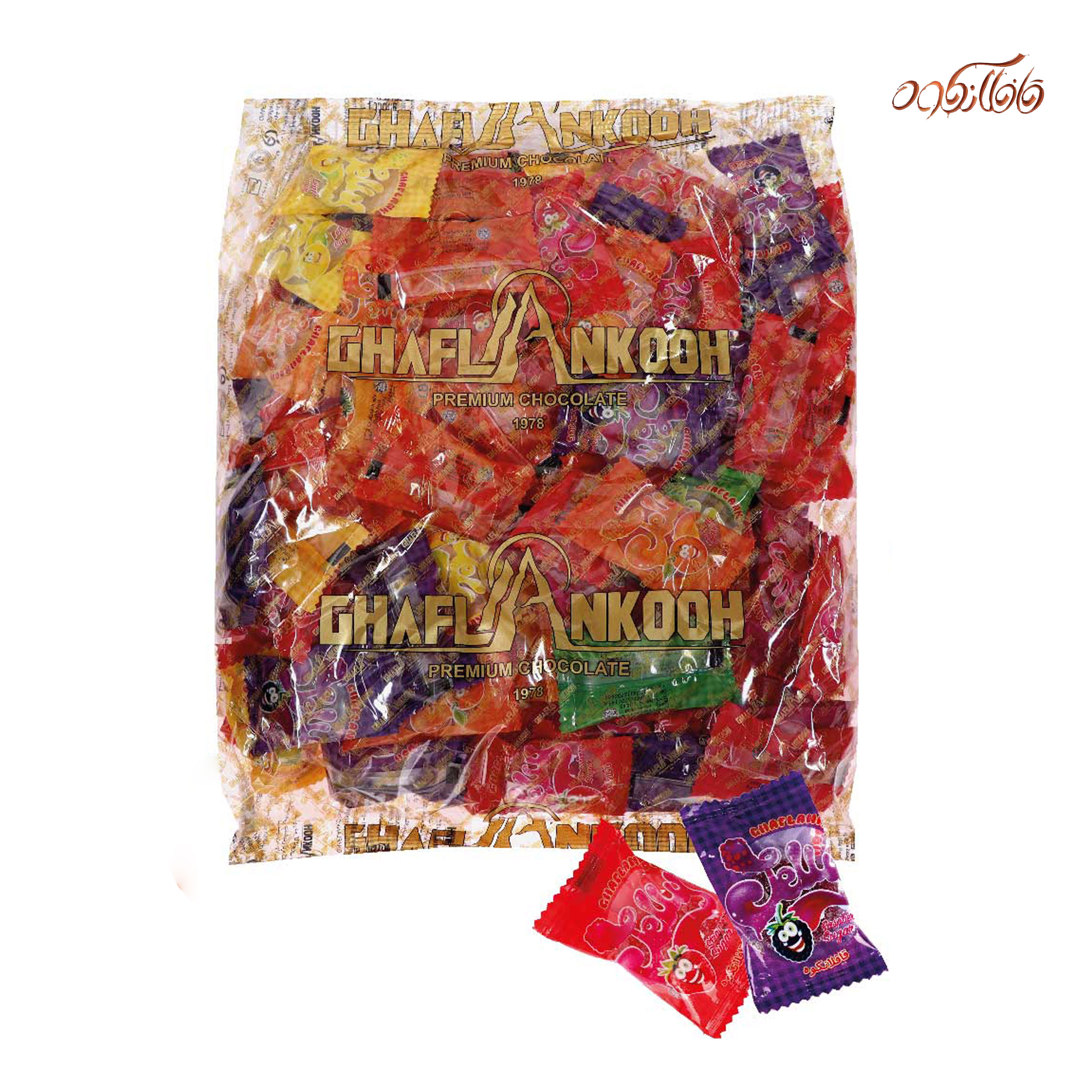 ژله میوه ای شکری نگین دوسر پرس فله