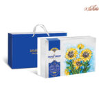 شکلات کادویی آفتابگردان با گل های زرد